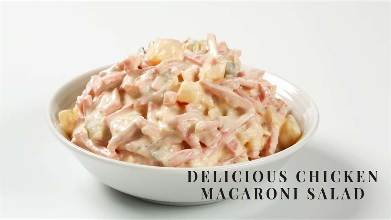 Chicken Macaroni Salad Recipe